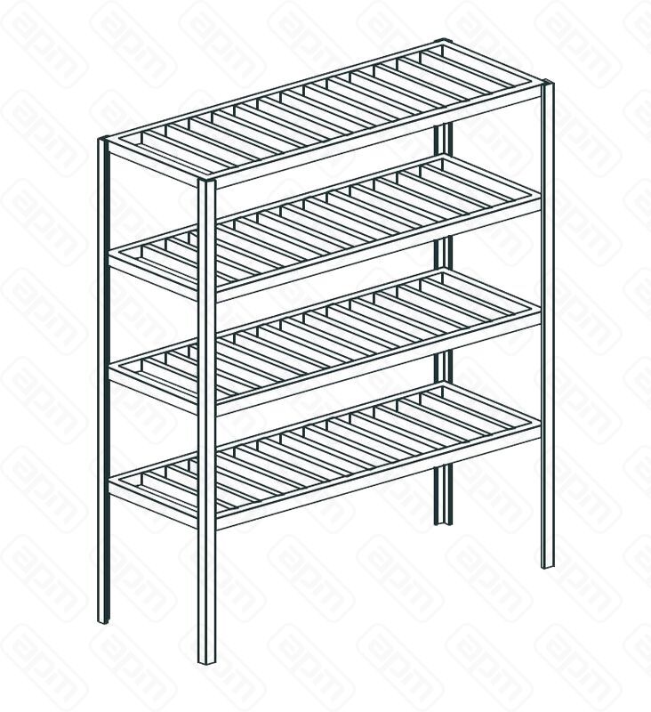 СТЕЛЛАЖ РЕШЕТЧАТЫЙ APACH CHEF LINE LSTG20-196