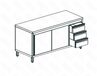 СТОЛ ПРОИЗВОДСТВЕННЫЙ ЗАКРЫТЫЙ APACH CHEF LINE LWC719SH2SDDR