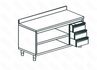 СТОЛ ПРОИЗВОДСТВЕННЫЙ ЗАКРЫТЫЙ С 3-Х СТОРОН APACH CHEF LINE LWC710SH2UDR