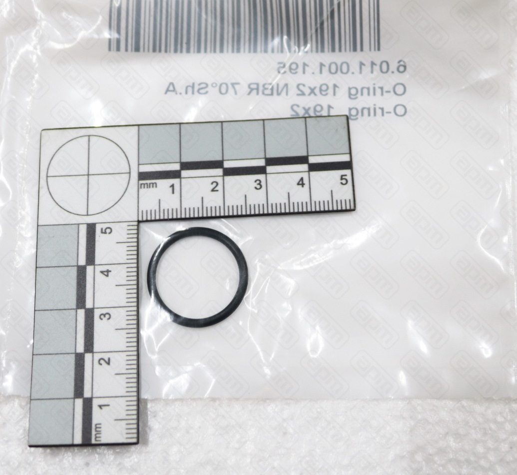 Кольцо уплотнительное 19X2 O-RING 19X2