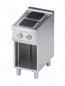 Плита электрическая 2-х конфорочная K7ECU05VVQ ELECTRIC RANGE 2 PLATES  OPEN CABINET