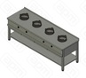 ПЛИТА ГАЗОВАЯ ВУЛКАН-HEIDEBRENNER KSW 04  WOK АРТ8789
